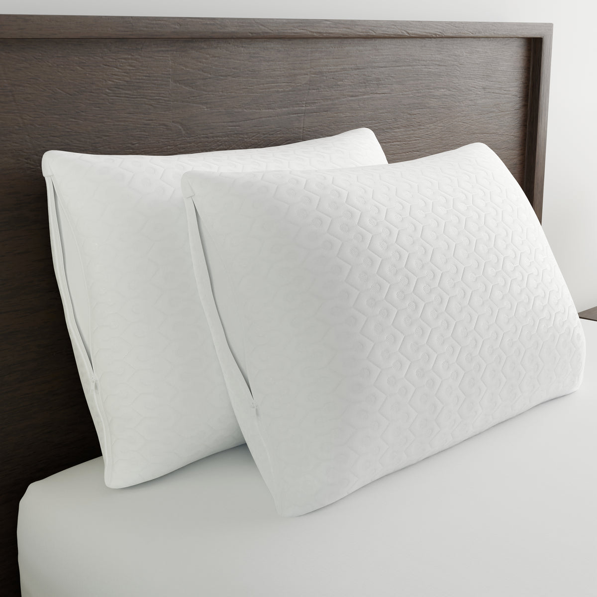 Aller-Ease Ultimate Protettore Per Cuscino Con Cerniera – King Size – Tessuto Traspirante Ipoallergenico – 88% Poliestere 12% Nylon
