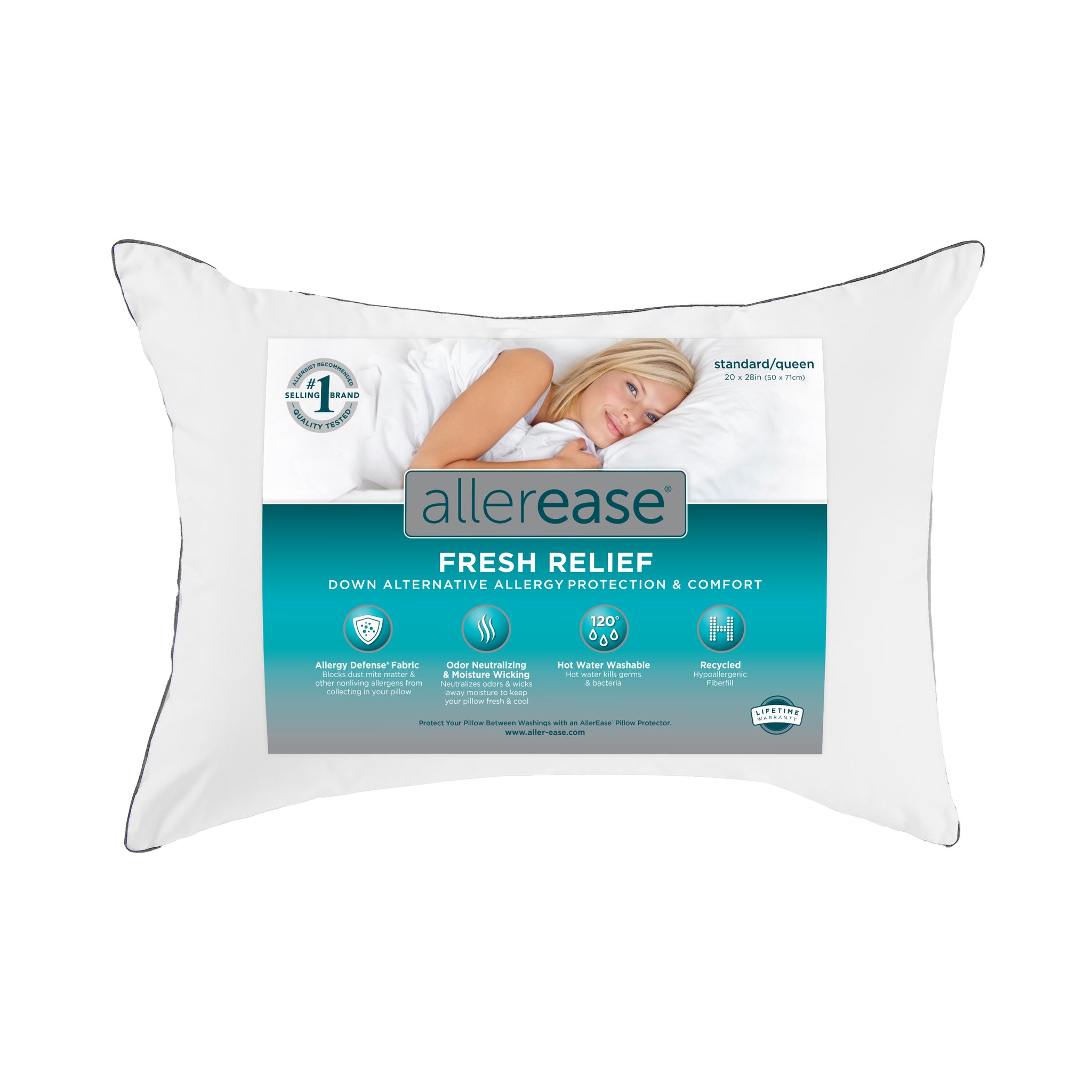 Fresh Relief Allergy Protection Pillow