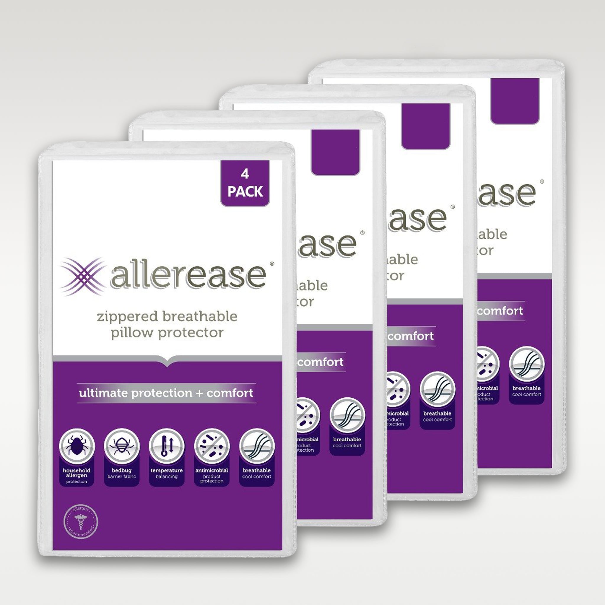 AllerEase Ultimate Allergy Protection Pillow Protector