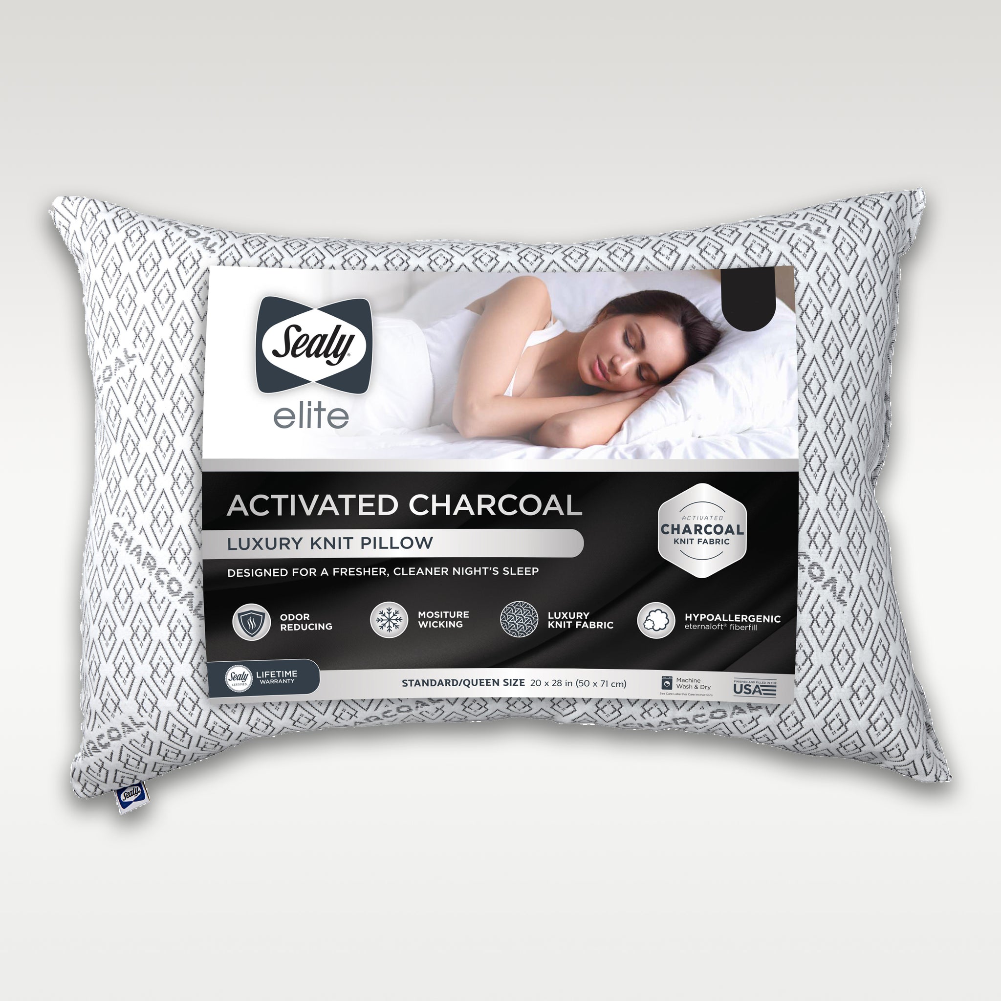 Sealy | Activated Charcoal Pillow